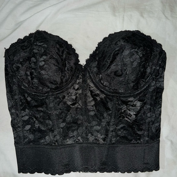 Elegant Black Lace Bustier - Picture 1 of 4